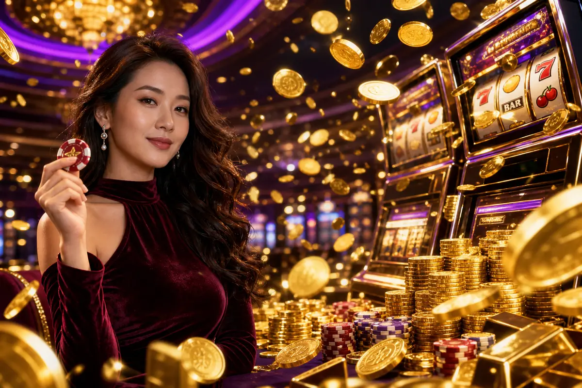 omcy8 Casino suasana live dealer baccarat